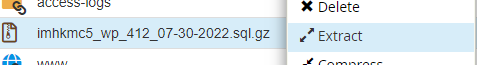 cPanelFileManagerExtractMenu.png