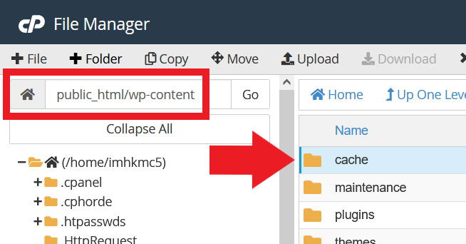 FileManagerWpContentCache.png