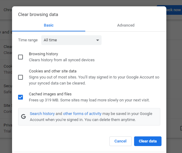 ChromeClearBrowsingDataBox.PNG